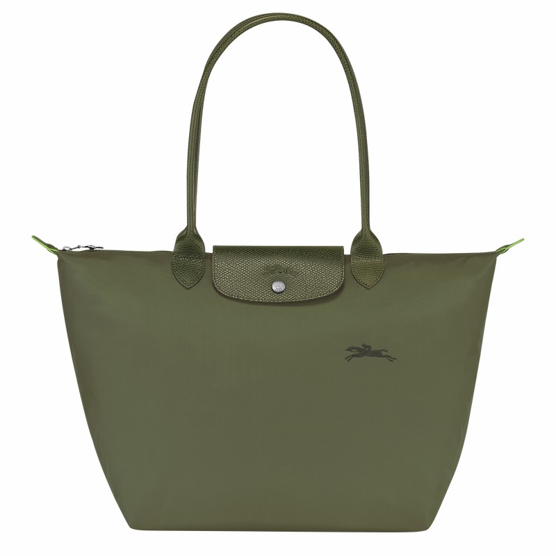 Longchamp Le Pliage Green L Torba Tote Ženski Zelene Slovenija | L1899919479