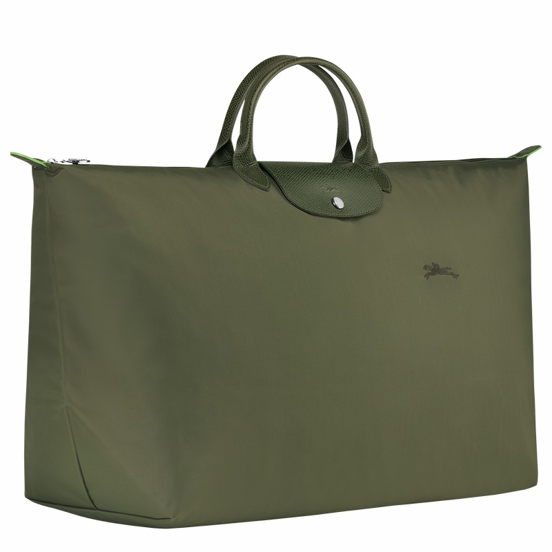 Longchamp Le Pliage Green M Potovalne Torbe Moški Zelene Slovenija | L1625919479-