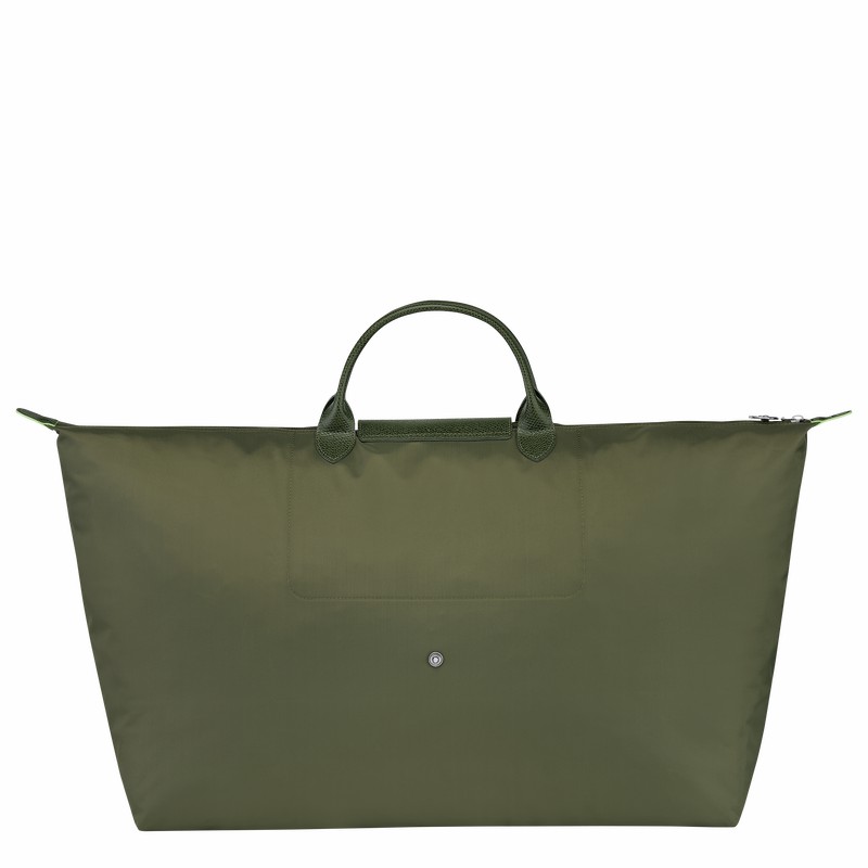 Longchamp Le Pliage Green M Potovalne Torbe Moški Zelene Slovenija | L1625919479-