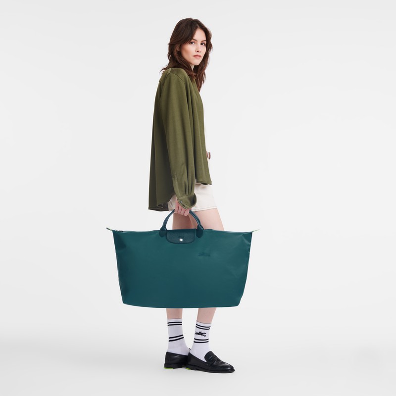 Longchamp Le Pliage Green M Potovalne Torbe Ženski Pav Slovenija | L1625919P89