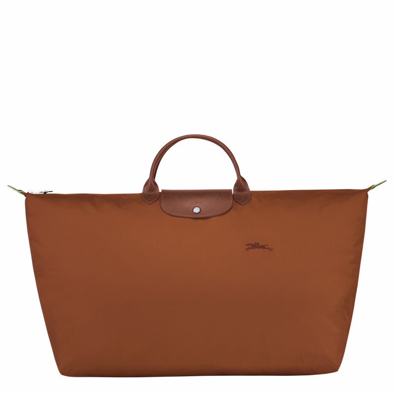 Longchamp Le Pliage Green M Potovalne Torbe Ženski Rjave Slovenija | L1625919504