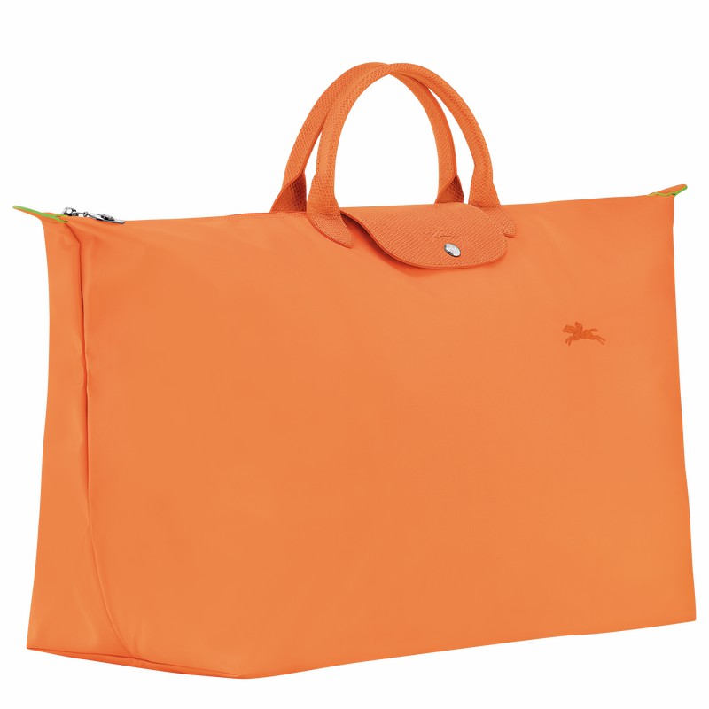 Longchamp Le Pliage Green M Potovalne Torbe Ženski Oranžne Slovenija | L1625919P54