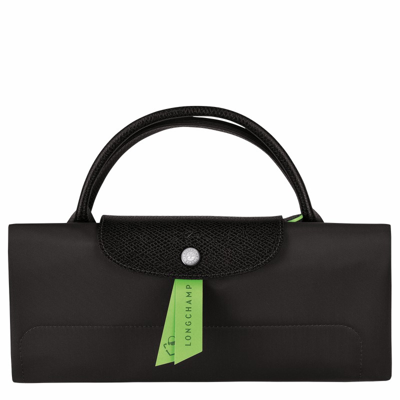 Longchamp Le Pliage Green M Potovalne Torbe Ženski Črne Slovenija | L1625919001