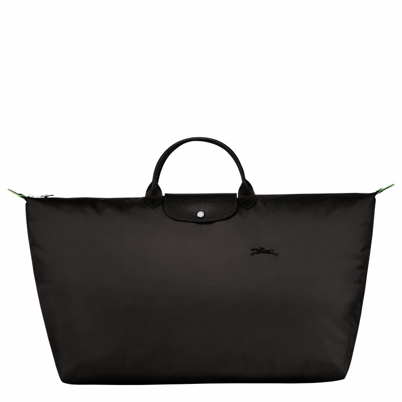 Longchamp Le Pliage Green M Potovalne Torbe Ženski Črne Slovenija | L1625919001