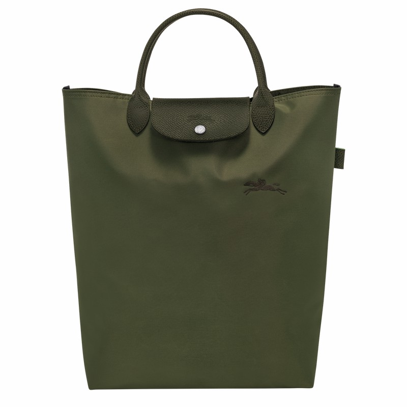 Longchamp Le Pliage Green M Torba Tote Moški Zelene Slovenija | 10168919479-