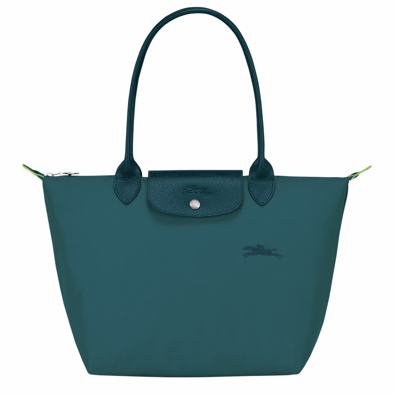 Longchamp Le Pliage Green M Torba Tote Ženski Pav Slovenija | L2605919P89