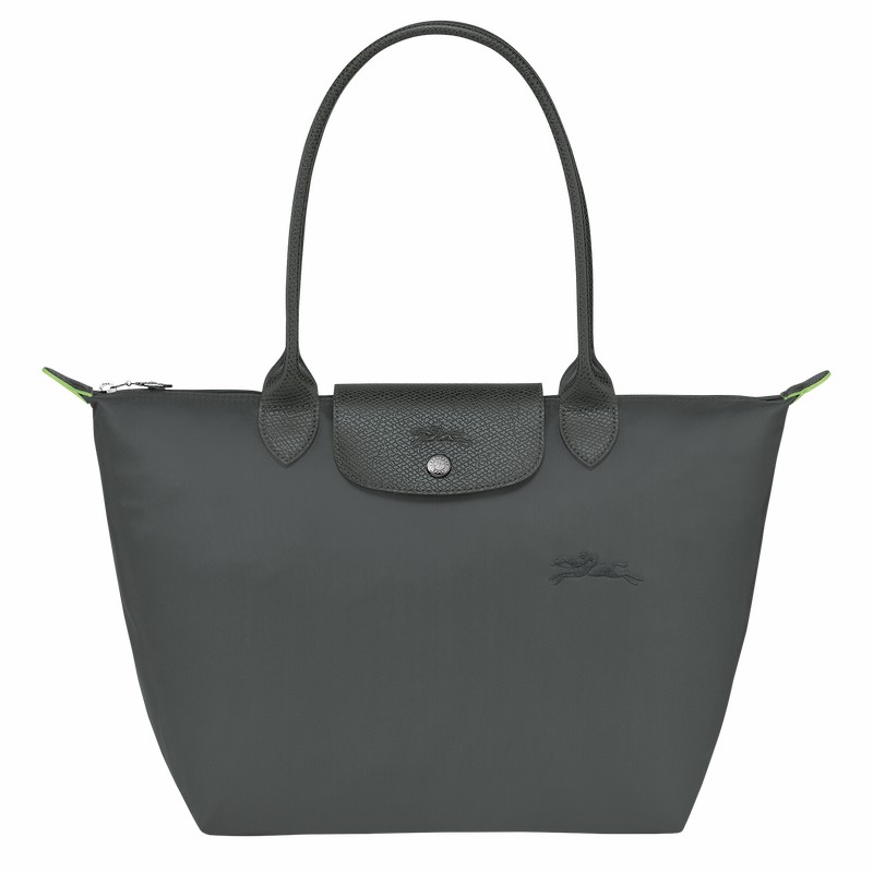 Longchamp Le Pliage Green M Torba Tote Ženski Temno Sive Slovenija | L2605919P66