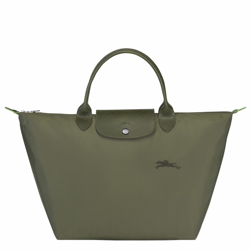 Longchamp Le Pliage Green M Torbica Ženski Zelene Slovenija | L1623919479