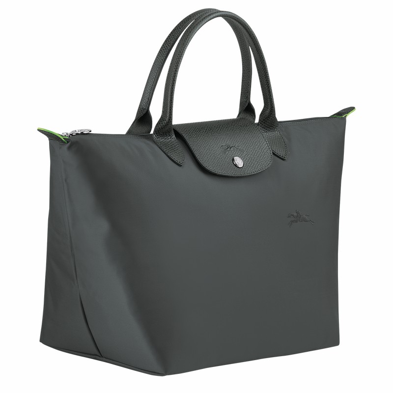 Longchamp Le Pliage Green M Torbica Ženski Temno Sive Slovenija | L1623919P66