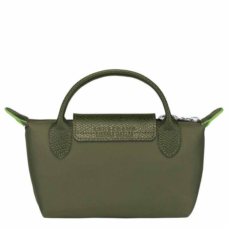 Longchamp Le Pliage Green Pouches Moški Zelene Slovenija | 34175919479-