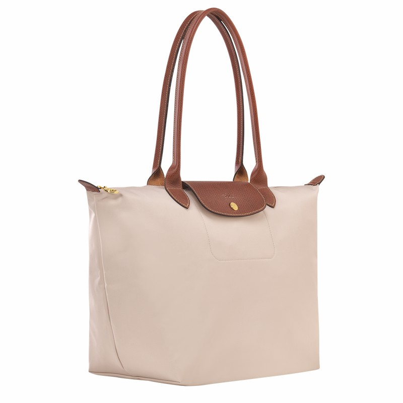 Longchamp Le Pliage Original L Torba Tote Ženski Bele Slovenija | L1899089P71