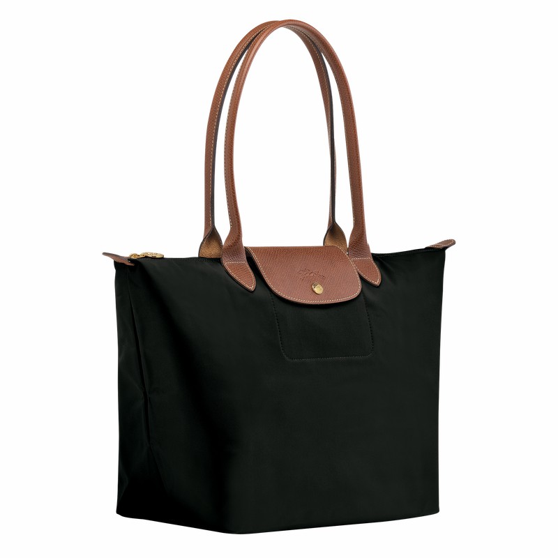 Longchamp Le Pliage Original L Torba Tote Ženski Črne Slovenija | L1899089001