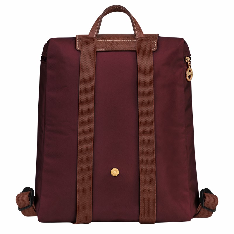 Longchamp Le Pliage Original M Nahrbtniki Ženski Bordo Slovenija | L1699089P87