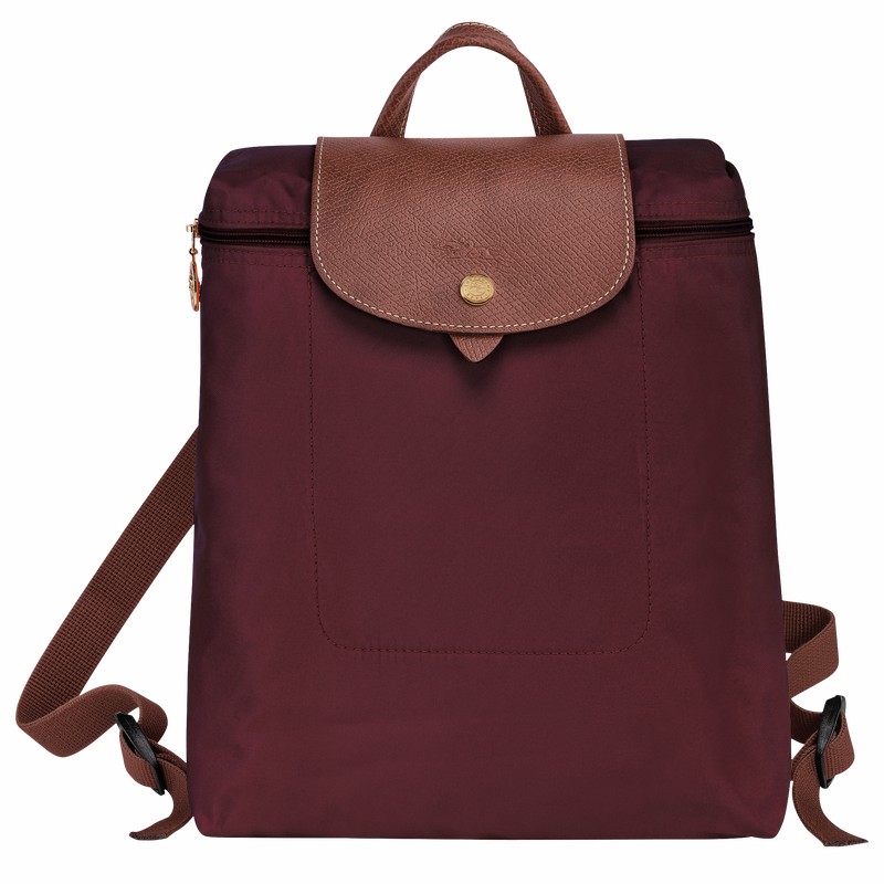 Longchamp Le Pliage Original M Nahrbtniki Ženski Bordo Slovenija | L1699089P87