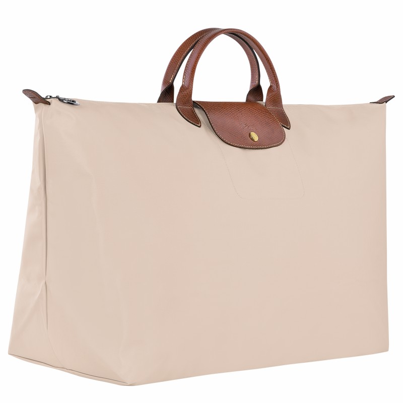 Longchamp Le Pliage Original M Potovalne Torbe Moški Bele Slovenija | L1625089P71-