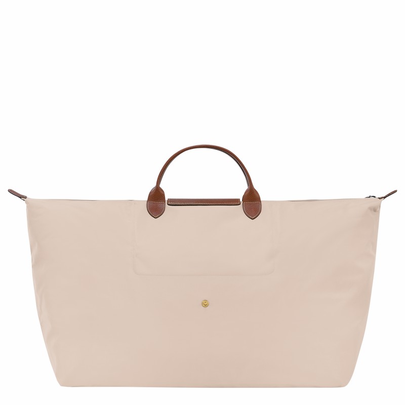 Longchamp Le Pliage Original M Potovalne Torbe Moški Bele Slovenija | L1625089P71-