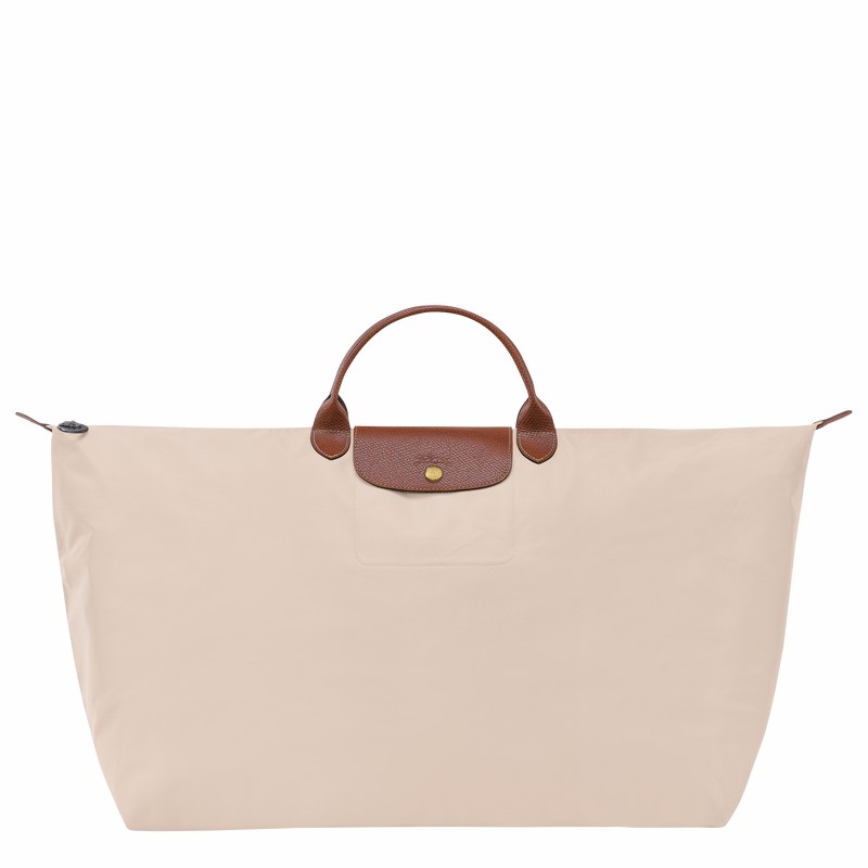 Longchamp Le Pliage Original M Potovalne Torbe Moški Bele Slovenija | L1625089P71-