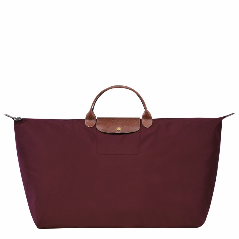 Longchamp Le Pliage Original M Potovalne Torbe Ženski Bordo Slovenija | L1625089P87