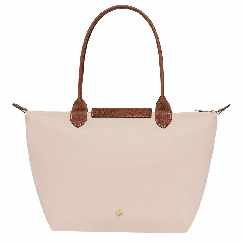 Longchamp Le Pliage Original M Torba Tote Ženski Bele Slovenija | L2605089P71