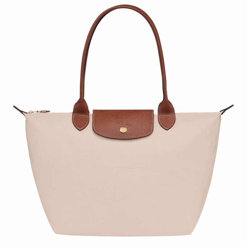 Longchamp Le Pliage Original M Torba Tote Ženski Bele Slovenija | L2605089P71