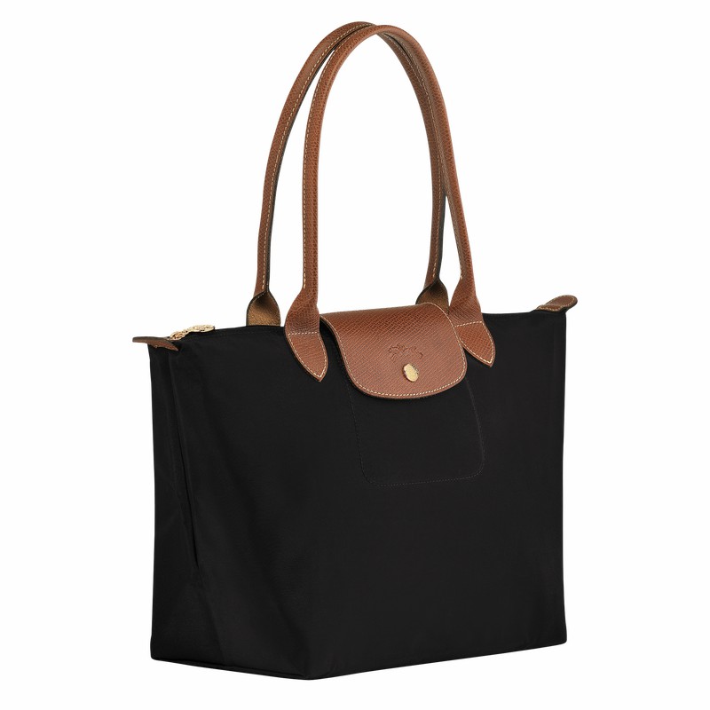 Longchamp Le Pliage Original M Torba Tote Ženski Črne Slovenija | L2605089001