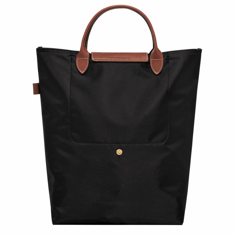 Longchamp Le Pliage Original M Torba Tote Ženski Črne Slovenija | 10168089001