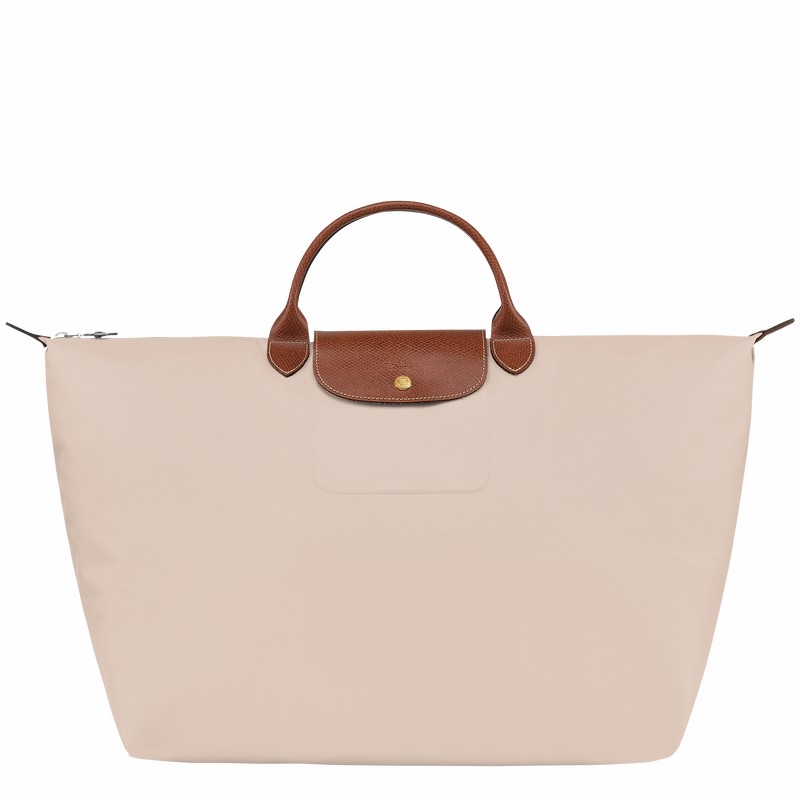 Longchamp Le Pliage Original S Potovalne Torbe Moški Bele Slovenija | L1624089P71-