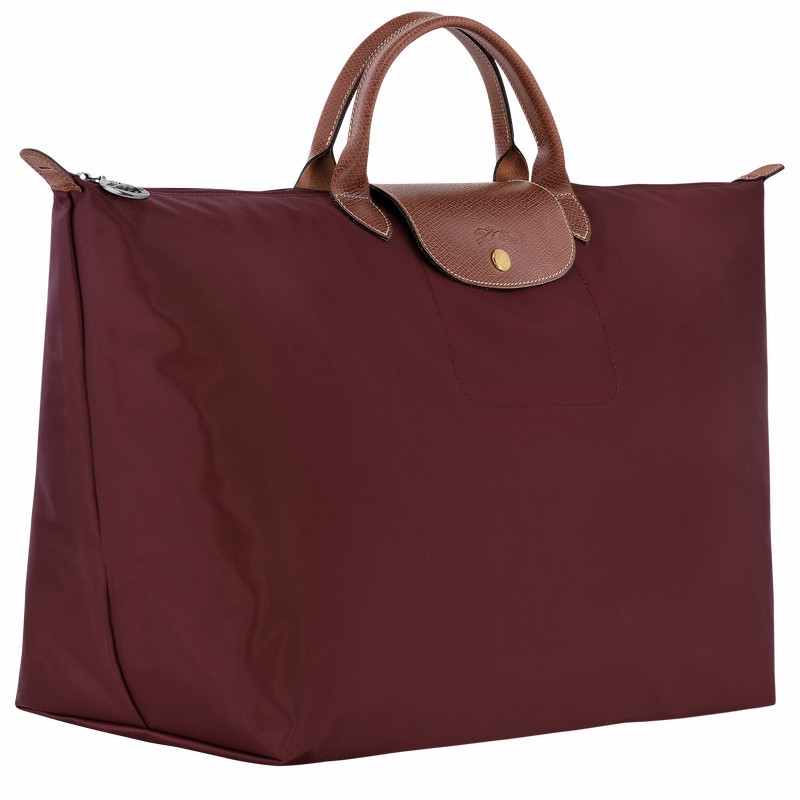 Longchamp Le Pliage Original S Potovalne Torbe Moški Bordo Slovenija | L1624089P87-