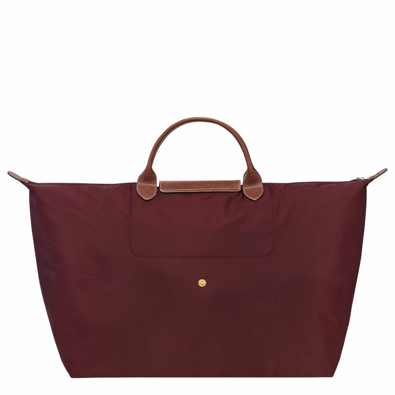 Longchamp Le Pliage Original S Potovalne Torbe Moški Bordo Slovenija | L1624089P87-