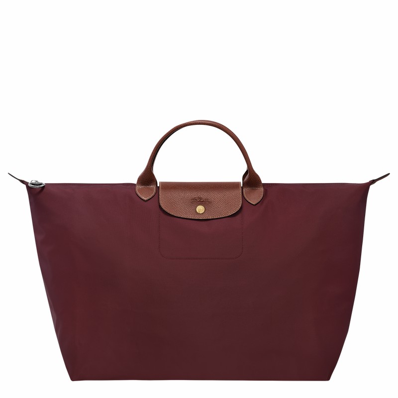 Longchamp Le Pliage Original S Potovalne Torbe Moški Bordo Slovenija | L1624089P87-