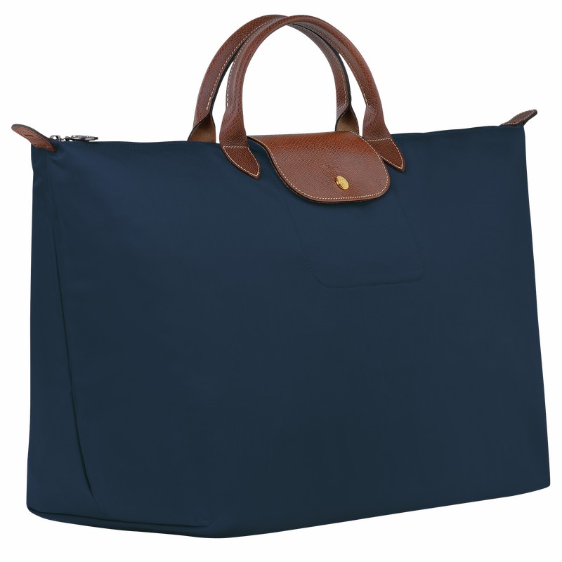 Longchamp Le Pliage Original S Potovalne Torbe Ženski Temno Modre Slovenija | L1624089P68