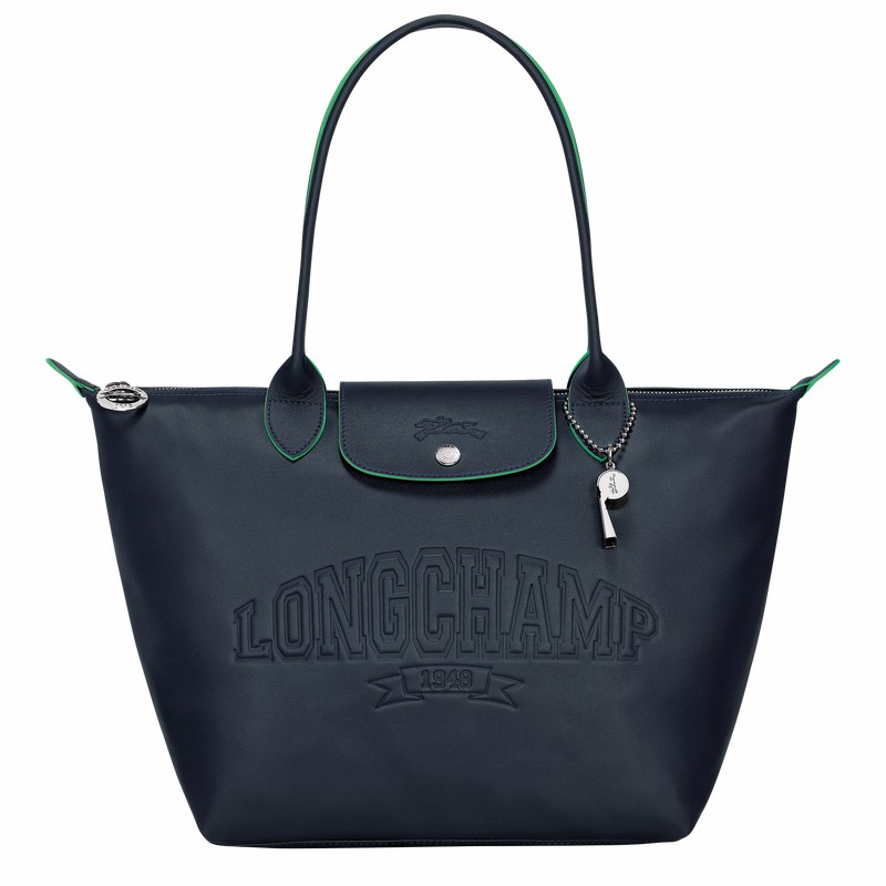 Longchamp Le Pliage Xtra M Torba Tote Ženski Temno Modre Slovenija | L2605HEY556