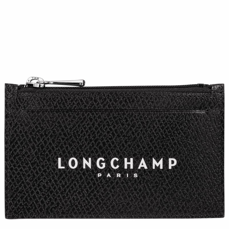 Longchamp Le Roseau Essential Denarnice za Kovance Ženski Črne Slovenija | L3613H67001