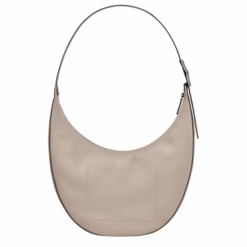 Longchamp Le Roseau Essential L Torba Crossbody Ženski Sive Slovenija | 10234968266