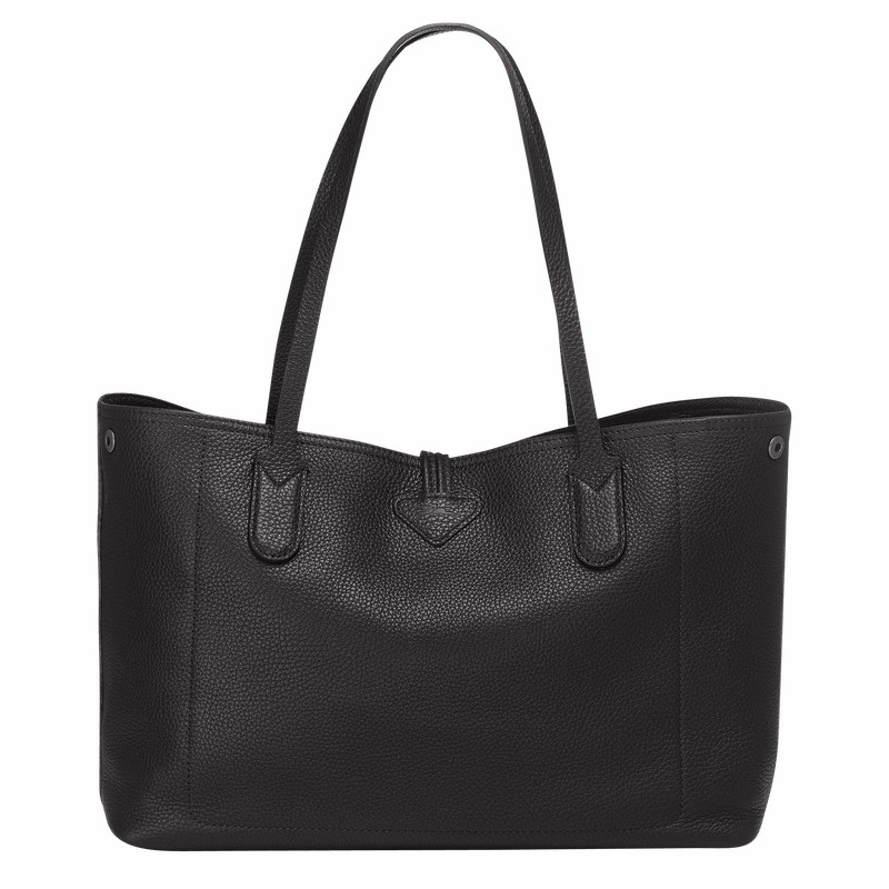 Longchamp Le Roseau Essential L Torba Tote Ženski Črne Slovenija | L2686968001