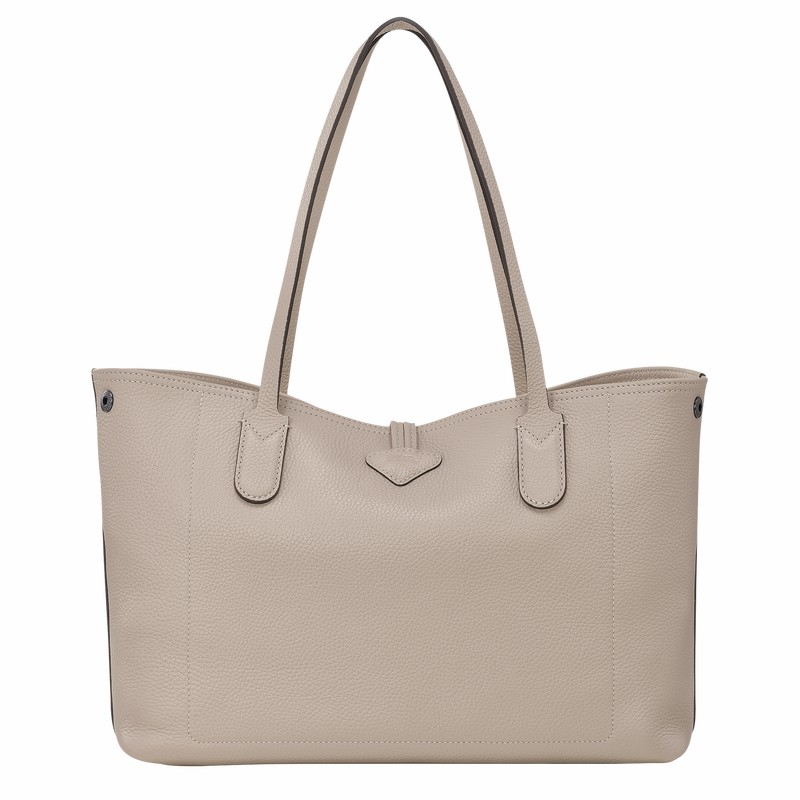 Longchamp Le Roseau Essential L Torba Tote Ženski Sive Slovenija | L2686968266