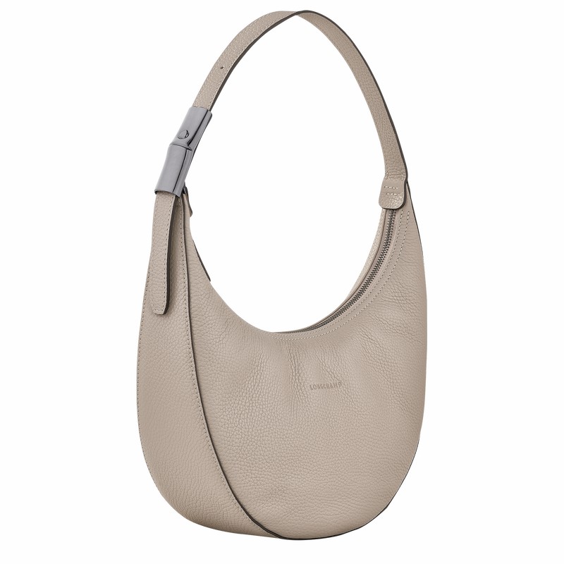 Longchamp Le Roseau Essential M Hobo Torba Ženski Sive Slovenija | 10218968266