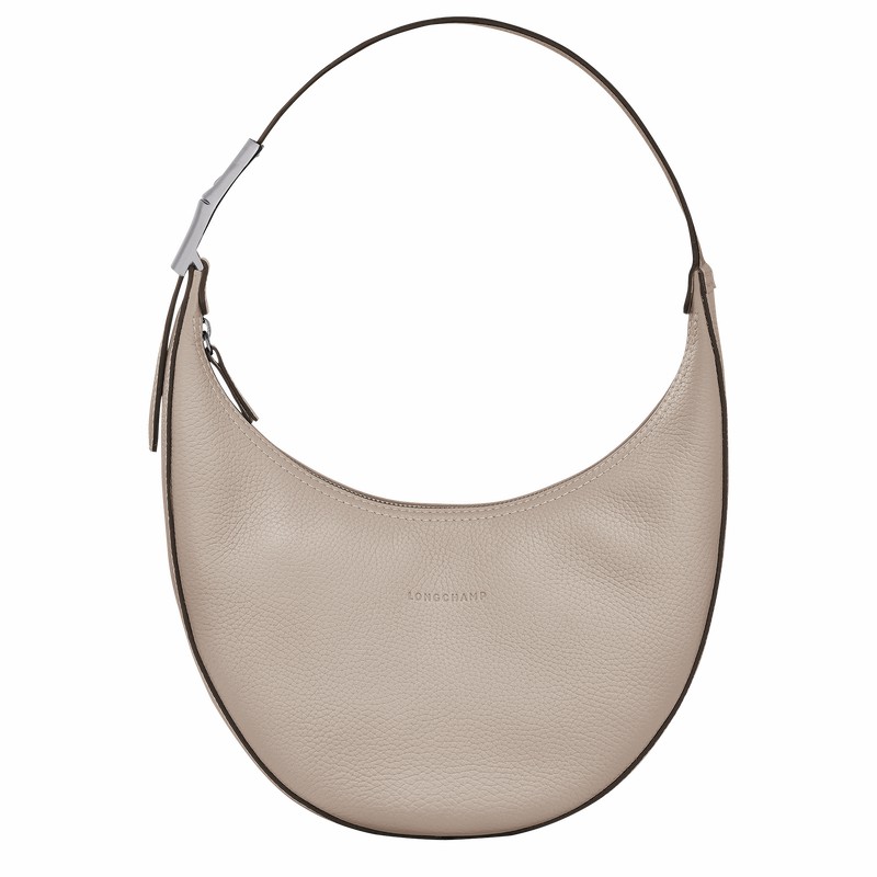 Longchamp Le Roseau Essential M Hobo Torba Ženski Sive Slovenija | 10218968266