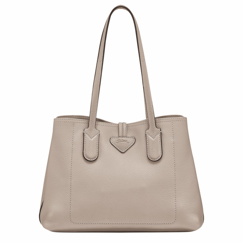 Longchamp Le Roseau Essential M Torba Tote Ženski Sive Slovenija | 10183968266