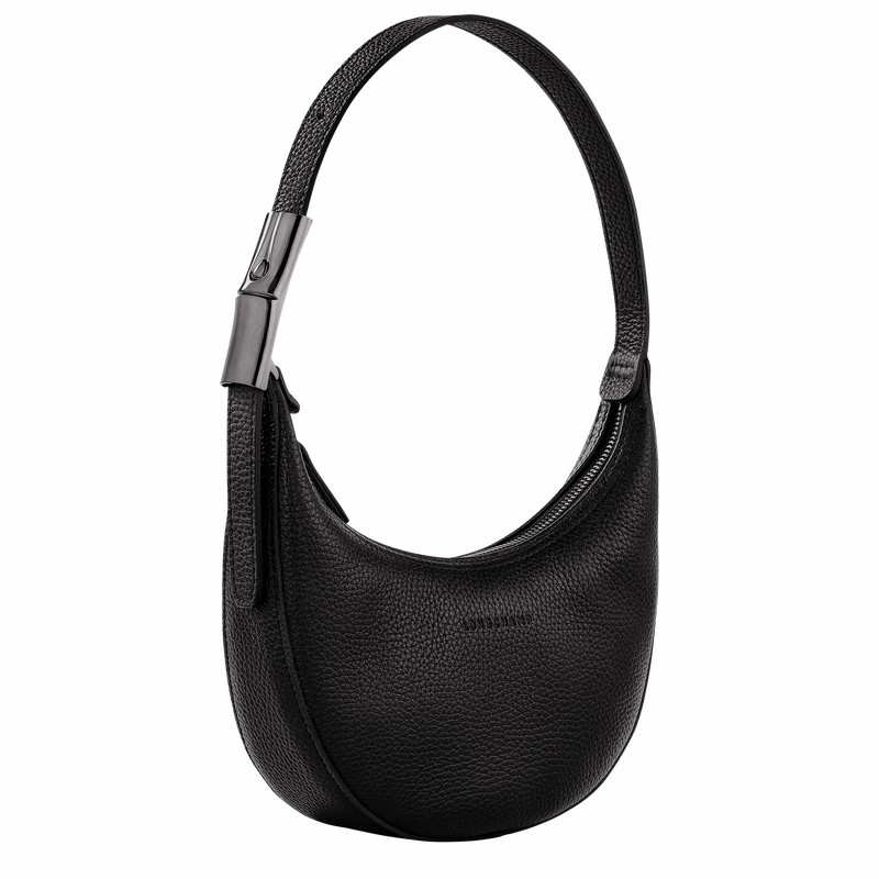 Longchamp Le Roseau Essential S Hobo Torba Ženski Črne Slovenija | 10217968001