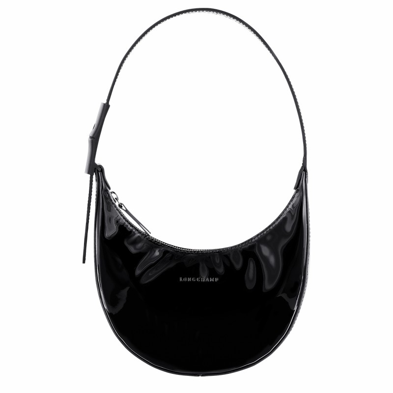 Longchamp Le Roseau Essential S Hobo Torba Ženski Črne Slovenija | 10217HEZ001