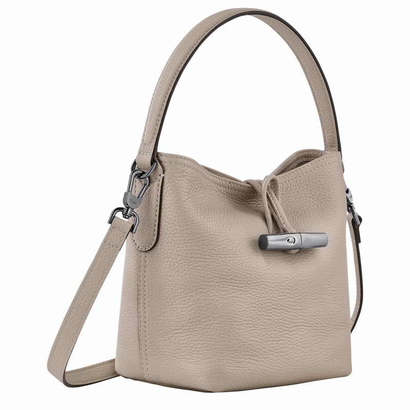 Longchamp Le Roseau Essential XS Bucket Torba Ženski Sive Slovenija | 10159968266