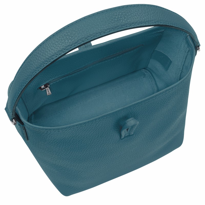 Longchamp Le Roseau Essential XS Bucket Torba Ženski Pav Slovenija | 10159968P89