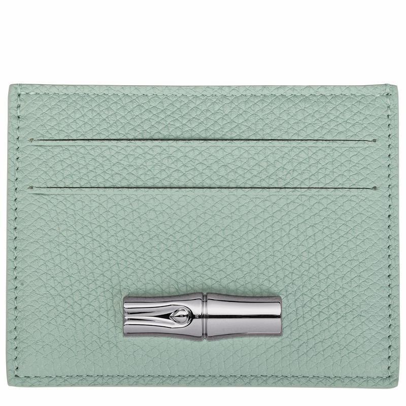 Longchamp Le Roseau Etui za Kartice Ženski Celadon Slovenija | L3218HFP282