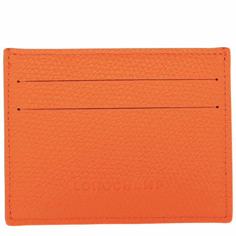 Longchamp Le Roseau Etui za Kartice Ženski Oranžne Slovenija | L3218HFP017