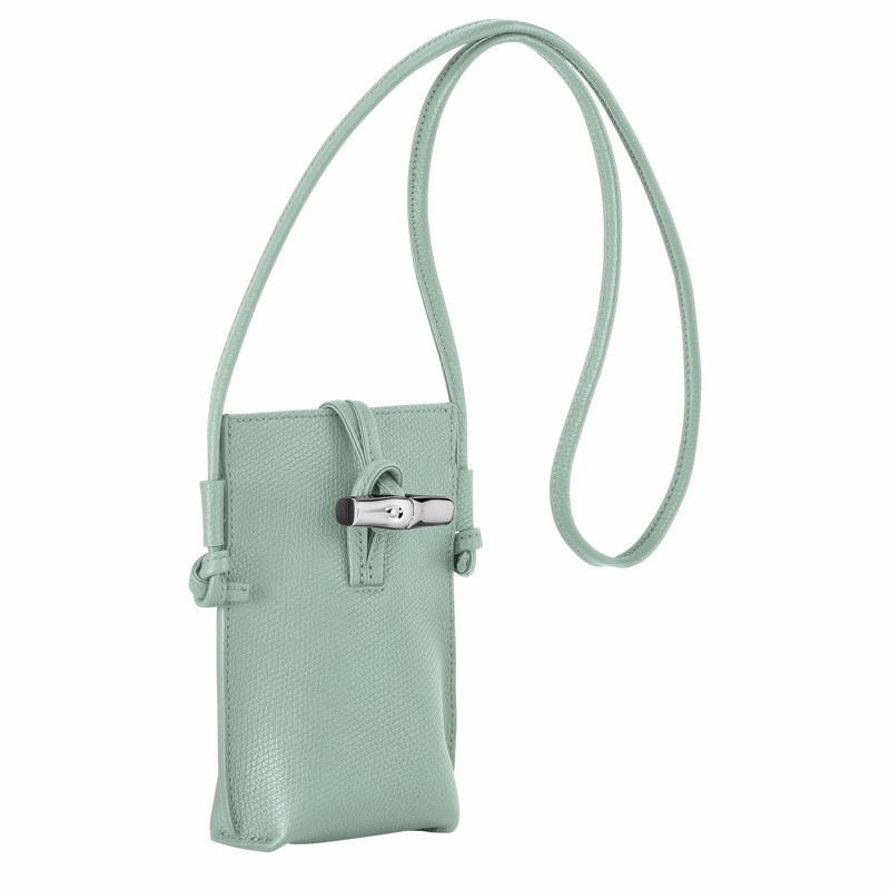 Longchamp Le Roseau Ovitek Ženski Celadon Slovenija | 34180HFP282