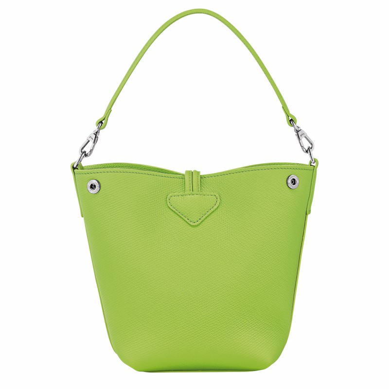 Longchamp Le Roseau XS Bucket Torba Ženski Zelene Slovenija | 10279HFP355