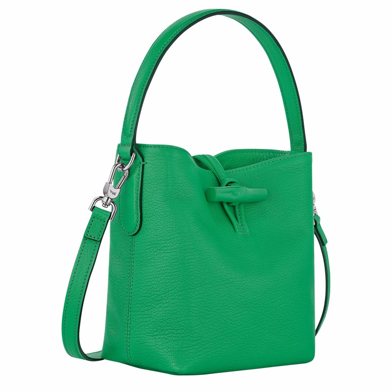 Longchamp Le Roseau XS Bucket Torba Ženski Zelene Slovenija | 10159HEC129