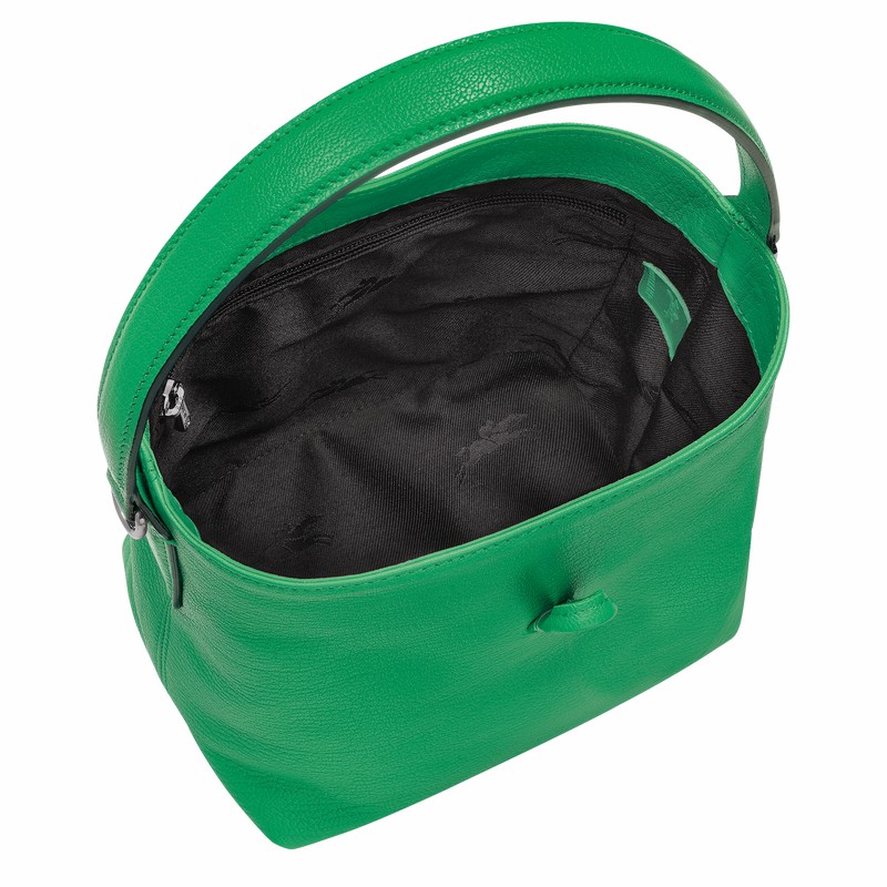 Longchamp Le Roseau XS Bucket Torba Ženski Zelene Slovenija | 10159HEC129