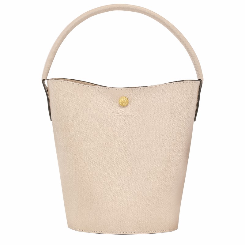 Longchamp ÉPURE S Bucket Torba Ženski Bele Slovenija | 10161HYZ555